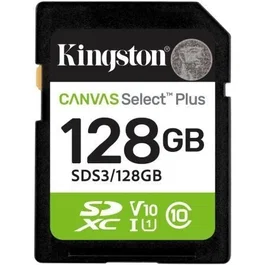 Kingston Technology Canvas Select Plus 128 GB SDXC UHS-I U1 V10 150 MB/s